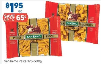 Foodland San remo pasta 375-500g offer