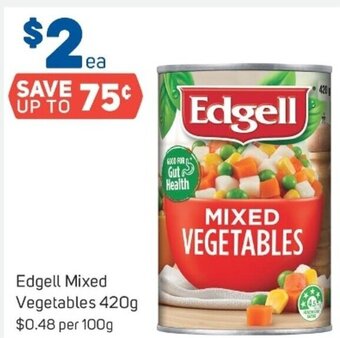 Foodland Edgell mixed vegetables 420g offer
