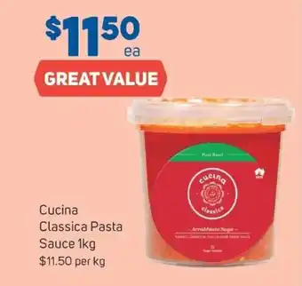 Foodland Cucina classica pasta sauce 1kg offer