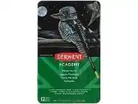 Officeworks Derwent Academy Coloured Pencils Metallic 12 Pack offer