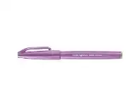 Officeworks Pentel SES15C Sign Brush Pen Pink Purple offer
