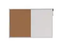 Officeworks Keji Plastic Frame Combination Board 750 x 500mm offer