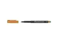 Officeworks Faber-Castell Multimark Permanent Marker Orange offer