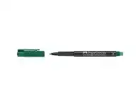 Officeworks Faber-Castell Multimark Permanent Marker Green offer