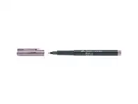 Officeworks Faber-Castell Metallic Permanent Marker Berry Nice offer