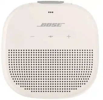 Myer Bose soundlink micro bluetooth speaker in white offer