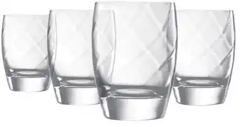 Myer Luigi bormioli canaletto short tumbler set of 4 offer