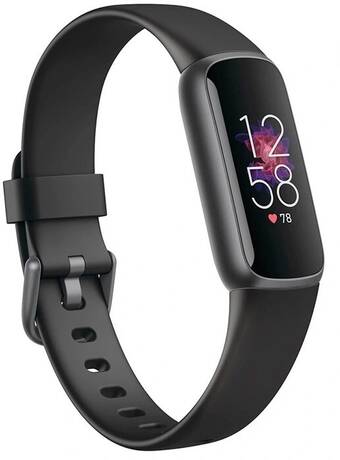 Myer Fitbit luxe smartwatch in black offer