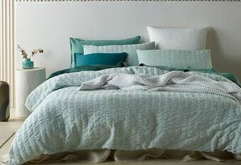 Myer Australian house & garden mossman seersucker quilt cover set^ offer