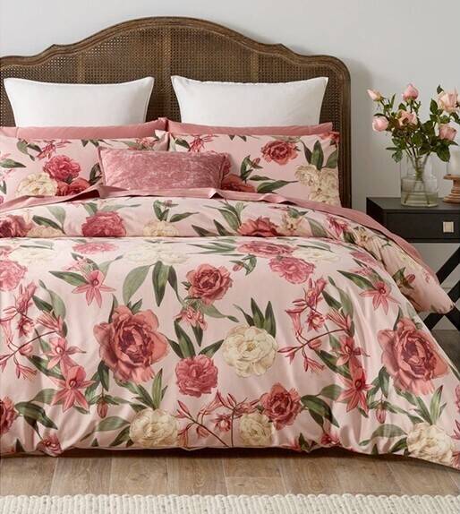 Royal botanic gardens victoria x art series rose garden printed velvet