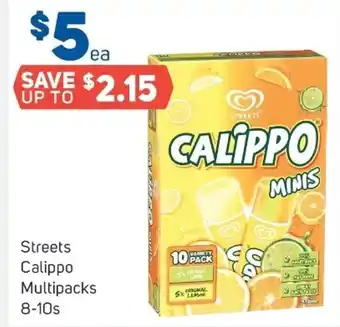 Foodland Streets calippo multipacks 8-10s offer