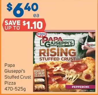 Foodland Papa giuseppi's stuffed crust pizza 470-525g offer