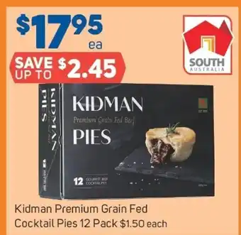 Kidman premium grain fed cocktail pies