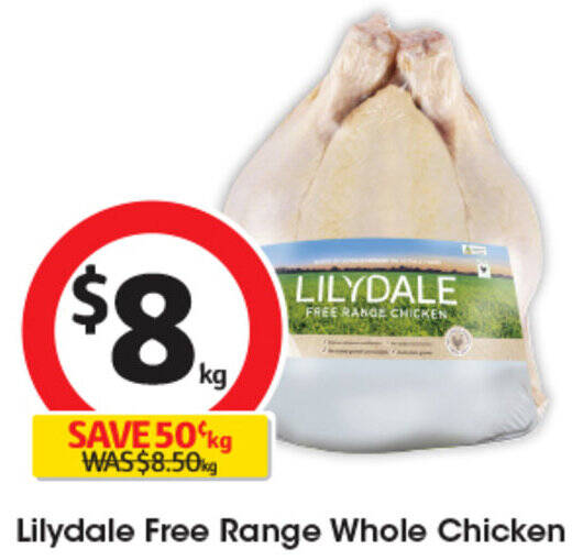 Lilydale Free Range Whole Chicken offer at Coles
