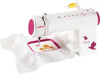Spotlight Elna air artist embroidery machine white offer