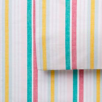 Spotlight Koo printed washed cotton desert sun stripe sheet set offer