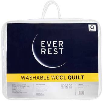 Spotlight Ever rest washable wool quilt offer