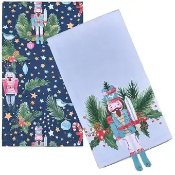 Spotlight 40% off jolly & joy nutcracker tea towel 2 pack offer