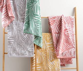 Spotlight Koo willow jacquard towel range offer