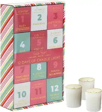 40% off scentsia 12 days of christmas votive advent calendar