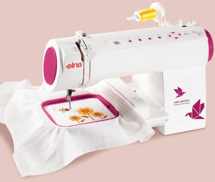 Elna air artist embroidery machine offer at Spotlight