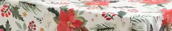 Spotlight 40% off jolly & joy poinsettia tablecloth 150x230cm offer