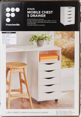 Spotlight 30% off francheville stack modular 5 drawer chest offer