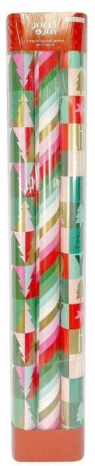Spotlight 40% off jolly & joy christmas metallic gift wrap 3 pack offer