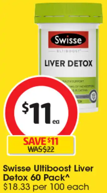Coles Swisse Ultiboost Liver Detox offer