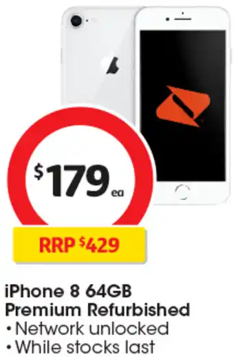 Coles iPhone 8 64GB Premium Refurbished offer