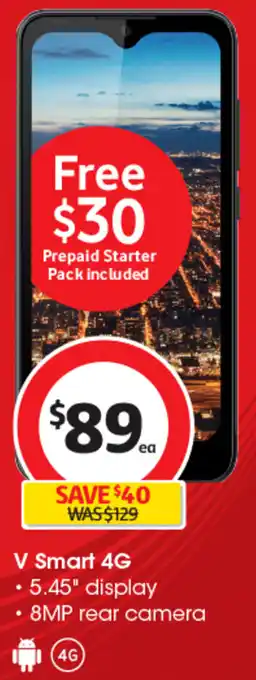 Coles V Smart 4G offer