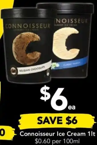 Drakes Connoisseur Ice Cream 1lt offer