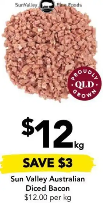 Drakes Sun Valley Australian Diced Bacon offer