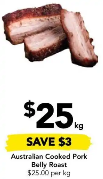 Drakes Australian Cooked Pork Belly Roast offer