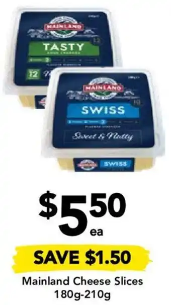 Drakes Mainland Cheese Slices 180g-210g offer