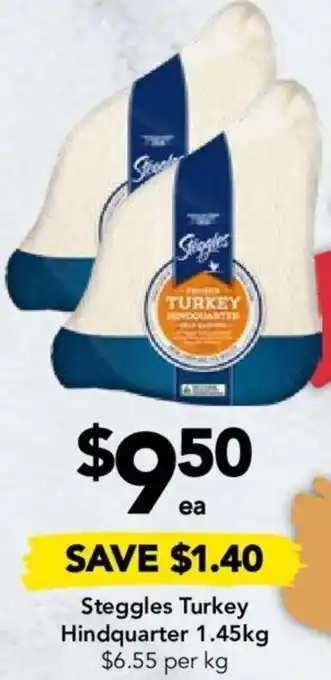 Drakes Steggles Turkey Hindquarter 1.45kg offer
