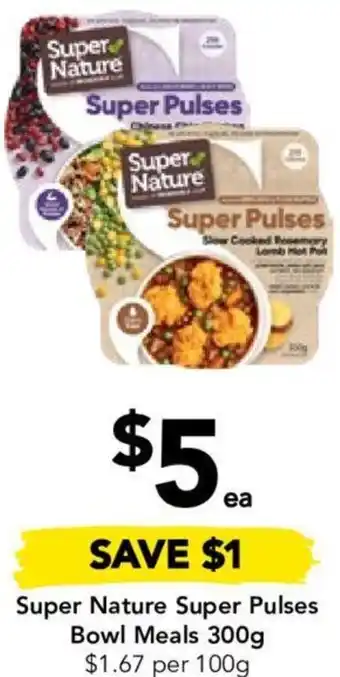 Super Nature Super Pulses Bowl Meals 300g