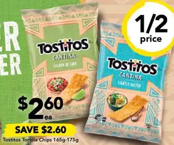 Drakes Tostitos Tortilla Chips 165g-175g offer