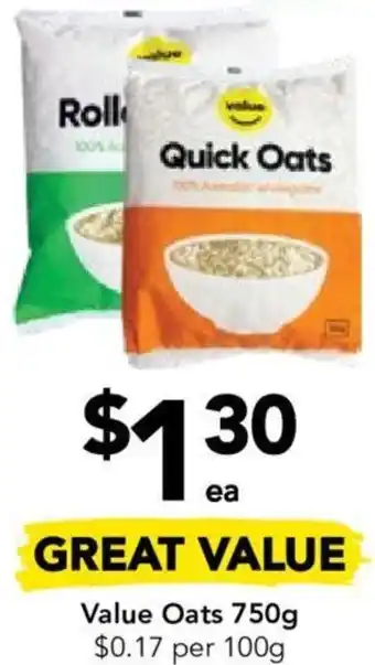 Drakes Value Oats 750g offer
