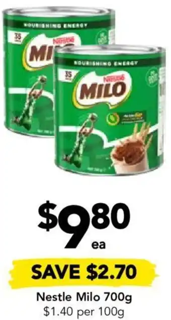 Drakes Nestle Milo 700g offer