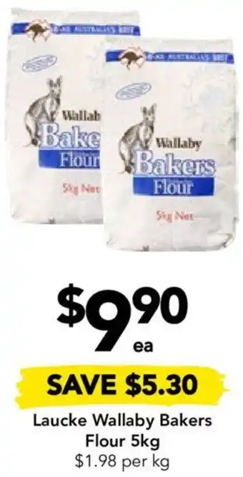 Drakes Laucke Wallaby Bakers Flour 5kg offer