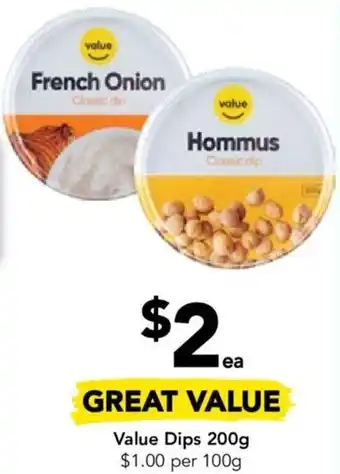 Drakes Value Dips 200g offer