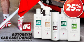 Autobarn AUTOGLYM CAR CARE RANGE offer