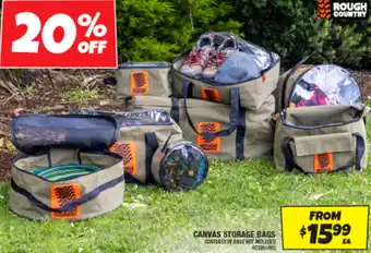 CANVAS STORAGE BAGS