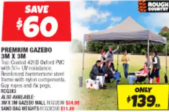 PREMIUM GAZEBO 3M X 3M