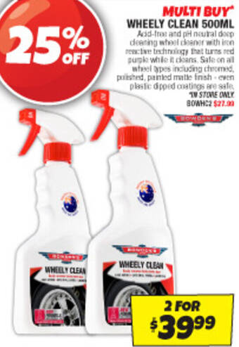 Autobarn WHEELY CLEAN 500ML offer
