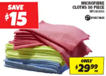 MICROFIBRE CLOTHS 50 PIECE