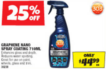 Autobarn GRAPHENE NANO SPRAY COATING 710ML offer