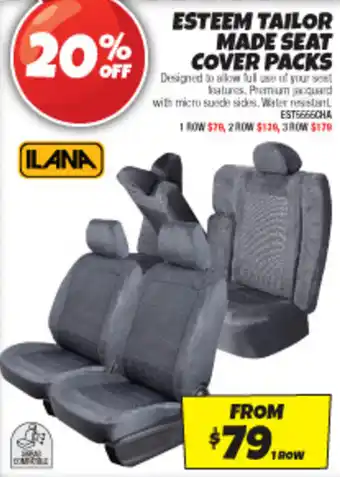 Autobarn ESTEEM TAILOR MADE SEAT COVER PACKS offer