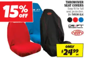 Autobarn THROWOVER SEAT COVERS offer